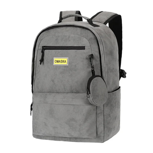 HKM-901715 Custom Logo Nylon Laptop Backpack for Business, 17 Inch, Unisex Design