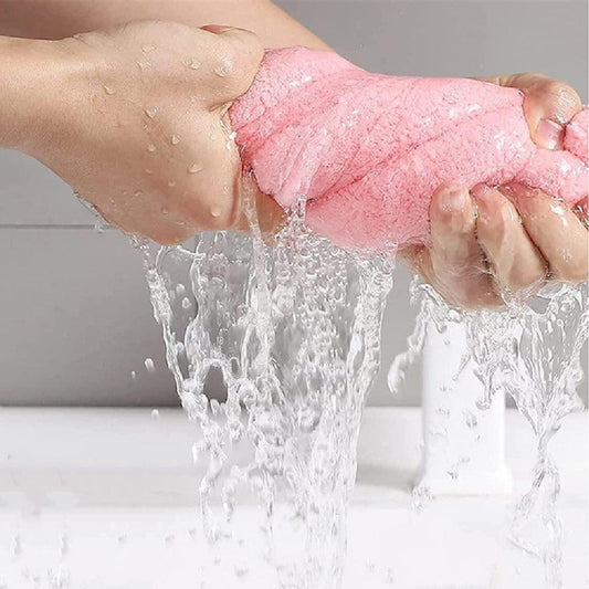 HKM-907667 Soft Coral Fleece Hair Drying Towel Cap – Compact & Versatile Shower Accessory in Multiple Colors