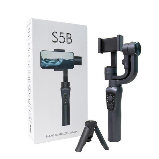HKM-908947 Three-Axis Handheld Gimbal Stabilizer for Mobile Phones, Lightweight Design with Long Battery Life