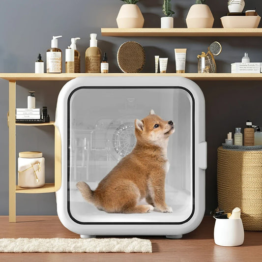 HKM-910803 65L Capacity Temperature-Controlled Air Drying Box for Small to Medium Dogs and Cats