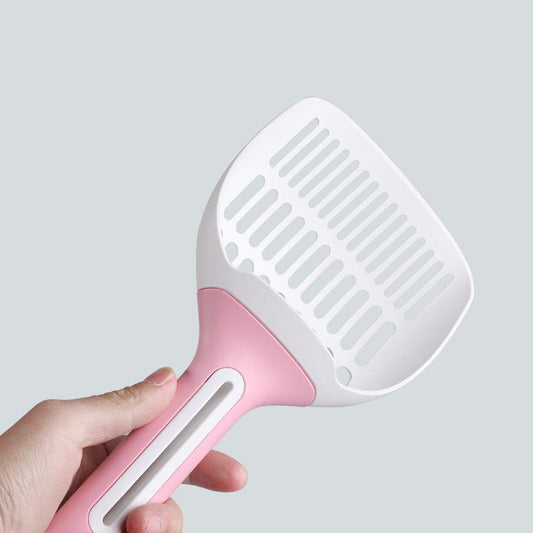 HKM-9110717 Large Cat Litter Scoop with Long Handle and Pores in Various Colors
