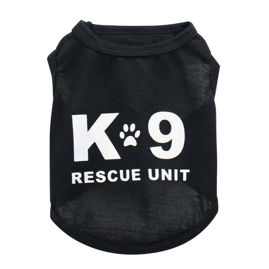 HKM-9111101 Breathable Cartoon Dog Vest for Spring and Autumn - Lightweight Polyester Design