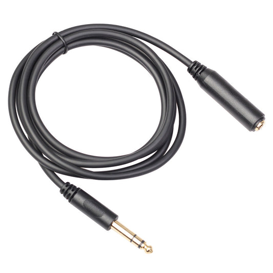 HKM-913235 6.35mm Male to Female Gold-Plated Audio Extension Cable - Multiple Lengths Available