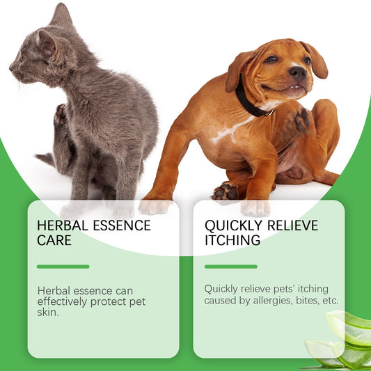 HKM-9145149 Pet Antipruritic Cream for Cats ¨C Skin Repair with Tea Tree Oil and Botanical Extracts, 60g