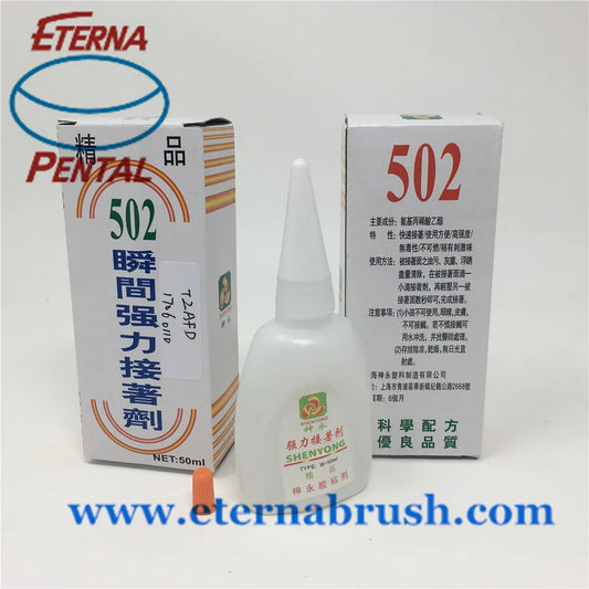 HKM-916179 Clear Cyanoacrylate Super 502 Liquid Glue for Shoe Repair and Maintenance