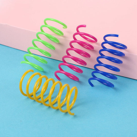 HKM-916755 Funny Cat Color Plastic Relieving Stuffy Self-beating Elastic Interaction Bite-resistant Toys