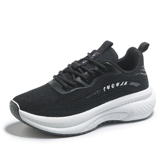 HKM-917843 K2509 Fashion Women Lace-up Front Walking Sneakers Shoes Comfortable Sport Outdoor Running Shoes