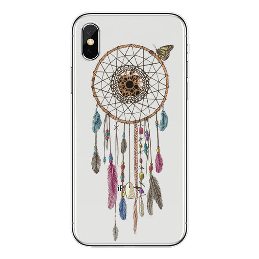 HKM-926611 Dream Catcher TPU Back Cover Case for Apple, OPPO, Huawei, OnePlus, Meizu, Vivo, Samsung, Xiaomi