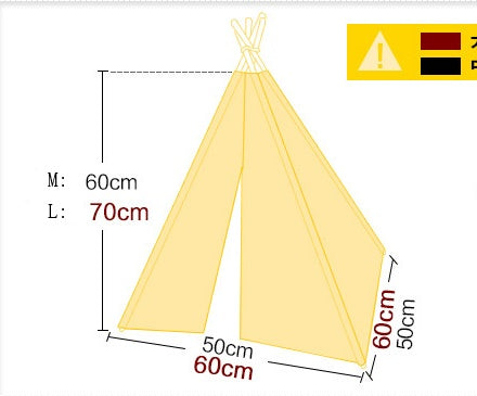 HKM-9267645 Spotted Tent Cat Kennel - Soft Cloth Pet Nest for Cats in Various Sizes