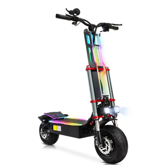 HKM-928531 60V 38Ah Electric Scooter, Foldable with 12-Inch Tires, Waterproof, Full Suspension, Modern Design for Adults