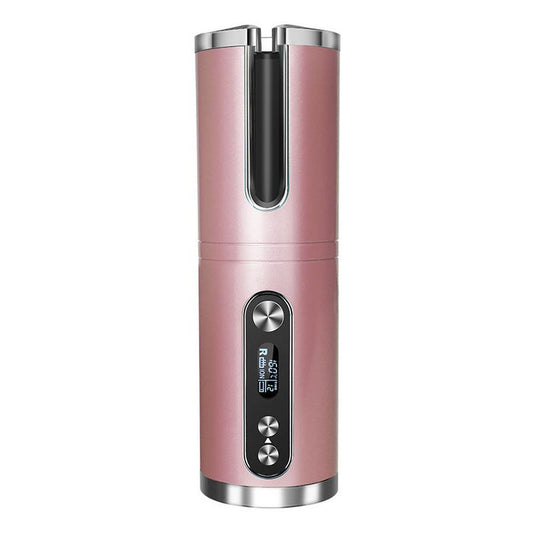 HKM-929299 Wireless Automatic Curling Iron with Tourmaline Ceramic, Adjustable Temperature, Suitable for Wet and Dry Hair