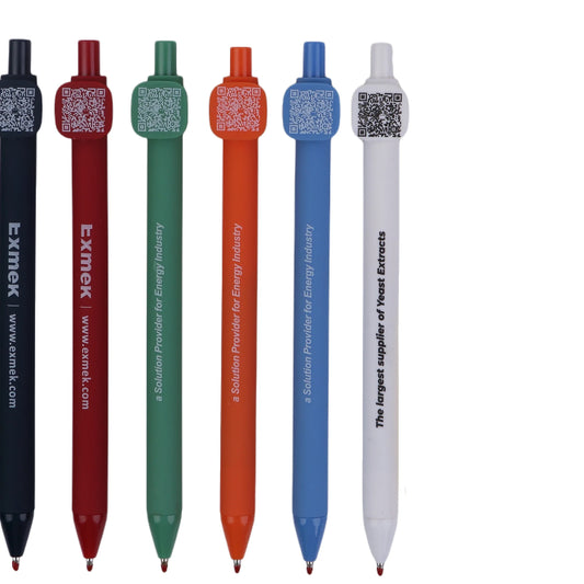 HKM-931091 Customised Plastic Writing Pens in Assorted Colours for Marketing and Office Use