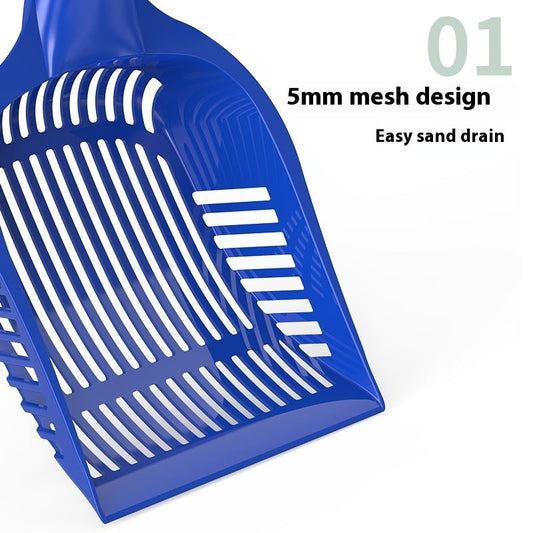 HKM-9312701 Cat Litter Scoop in Assorted Colors - Durable Plastic Cleaning Tool for Easy Mess Management