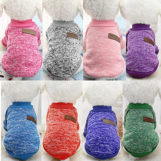 HKM-9344061 Cozy Wool Dog Sweater in Multiple Colors and Sizes