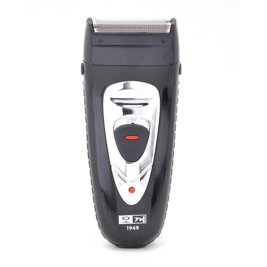 HKM-937619 Rechargeable Electric Shaver with Dual Head Design, 2W Power, Black Finish