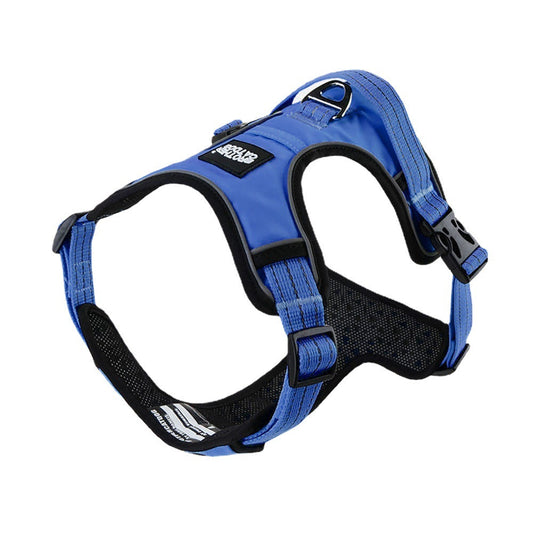 HKM-9381693 Reflective and Breathable Nylon Dog Leash with Chest Strap in Multiple Sizes and Colors