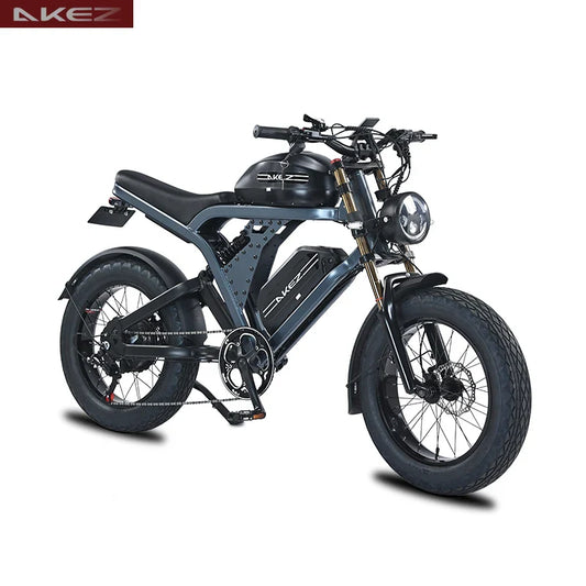 HKM-940563 Powerful 1500W Electric Bicycle with 7-Speed Gears and 20-Inch Fat Tires, Max Speed 50 km/h