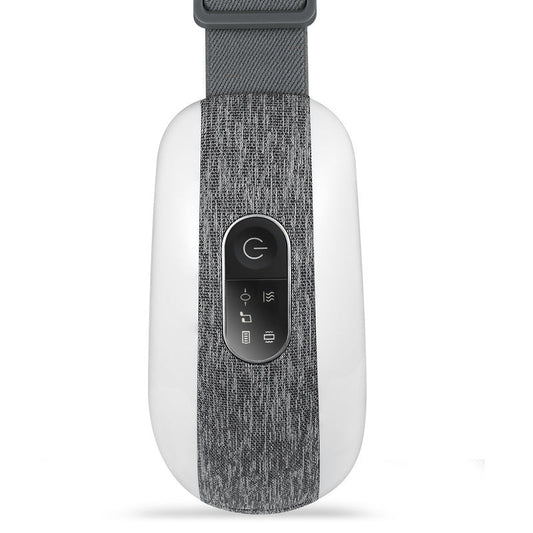 HKM-941203 Air Compression Eye Massager with USB Charging - Model ST-201, ABS Plastic and Flannel Material