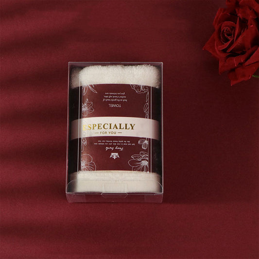 HKM-941587 Personalized Cotton and Coral Velvet Towel Set in Gift Box with Multiple Color Options