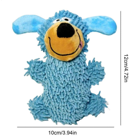 HKM-9439805 Plush Squeaky Dog Toy - Soft Doll for Small to Large Breeds, Ideal for Teething and Playtime
