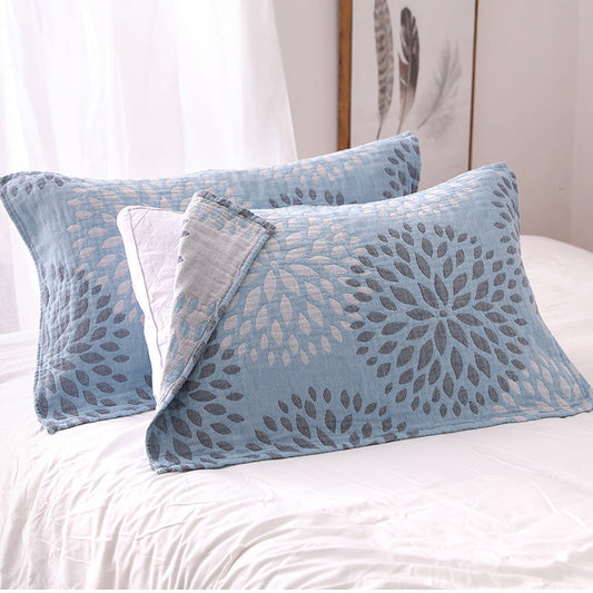 HKM-946771 Twistless Yarn Pillow Cover - Available in Blue Fireworks and Ivory White Designs