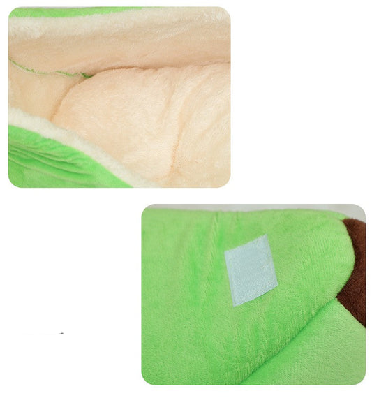 HKM-9486525 Cozy Pet Nest with Cover - Multiple Sizes in Autumn Colors