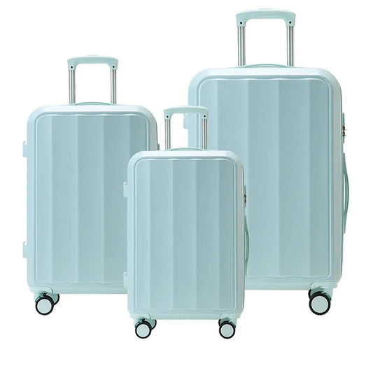 HKM-949459 3-Piece Travel Luggage Set - Lightweight Suitcases with Trolley for Easy Travel