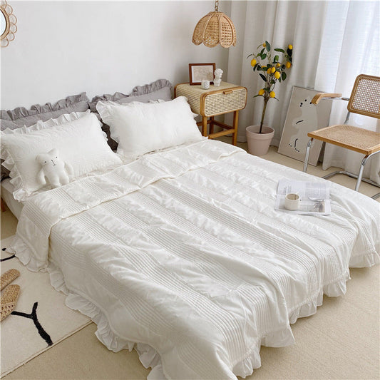 HKM-950547 Light Yellow Pure Cotton Summer Bed Sheet, 1.8*2.2m Size, Plain Design