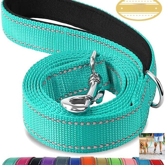 HKM-9551805 Reflective Pet Rope Leash for Dogs - Multiple Color Options Available
