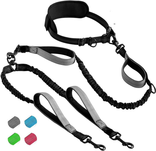 HKM-9584573 Multifunctional Dog Traction Belt with Nylon Rope and Waist Belt for Fitness Running