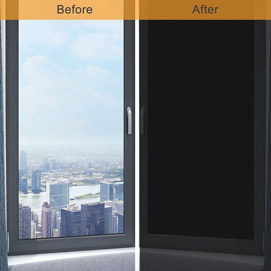 HKM-958675 Portable Blackout Blind - Thermal Insulated Stick-On Curtain for Home and Travel