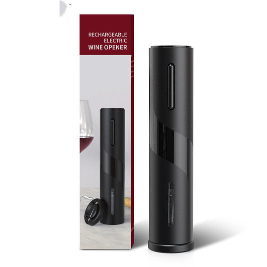 HKM-961939 USB Rechargeable Electric Wine Bottle Opener with Durable Plastic Design