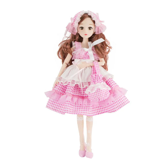 HKM-964371 14 Inch Mini Vinyl Fashion Doll Set for Girls - Perfect for Ages 2-7