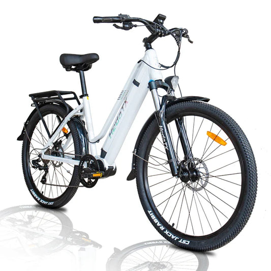 HKM-965203 48V 250W Electric Bike with 13Ah Lithium Battery, 27.5 Inch Aluminum Alloy Frame, 7 Speed Gears, Disc Brakes