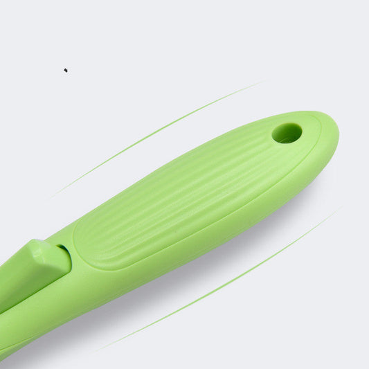 HKM-9678909 Automatic Pet Hair Removal Comb in Fruit Green ¨C Eco-Friendly ABS & TRP Material
