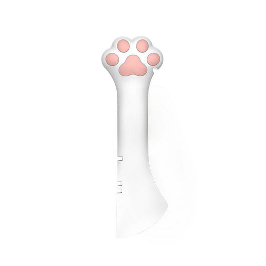 HKM-9713341 Cute Pink Cat Food Can Lid with Spoon for Easy Wet Food Storage