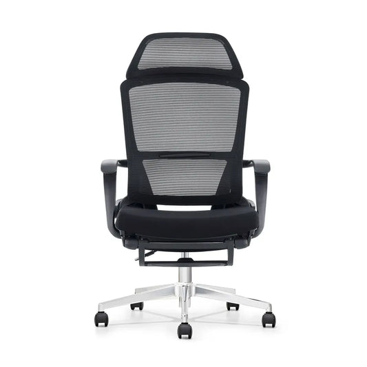 HKM-974035 Ergonomic High Back Swivel Office Chair with Footrest and Mesh Design