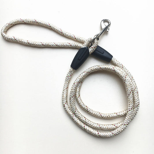 HKM-9754173 Small Dog Traction Belt - 0.8 cm x 120 cm Durable Polyester Chain for Pet Walking