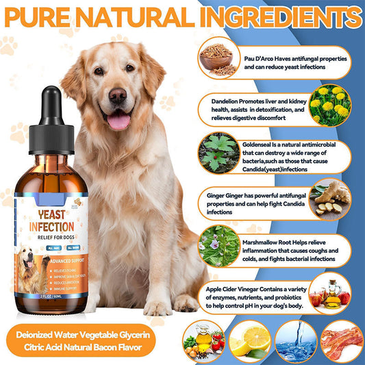 HKM-9773501 Dog Hair Health Drops - Available in Bacon and Original Flavor, 60ml, 90ml, 120ml