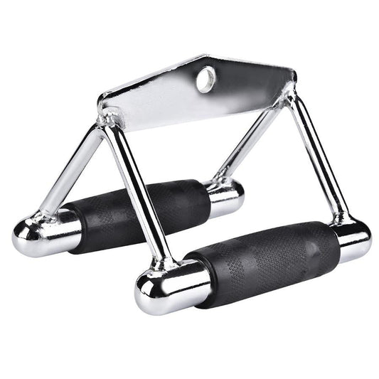 HKM-980563 Steel Chinning Triangle Bar Handle for Cable Machine Training