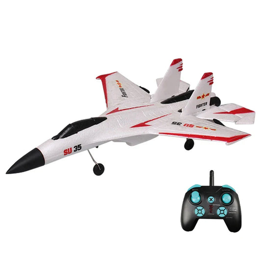 HKM-982803 Remote Controlled J-11 SU-35 RC Foam Glider - 2.4G Aircraft for Outdoor Fun