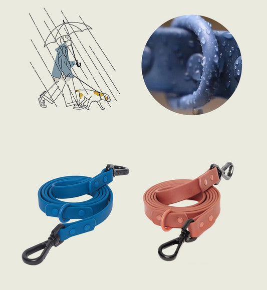 HKM-9852477 Waterproof and Antifouling Pet Traction Rope with Adjustable Collar - 120cm to 160cm Length Options