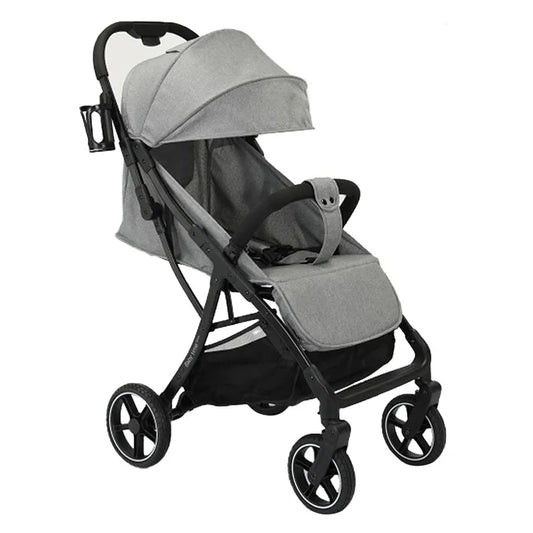 HKM-987475 Comfortable US Style Stroller with Adjustable Webbing for Sitting or Lying Down - Spacious 78CM Seat Cushion