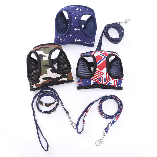 HKM-9890493 Pet Traction Harness for Dogs - Durable Canvas with Multiple Color Options and Sizes