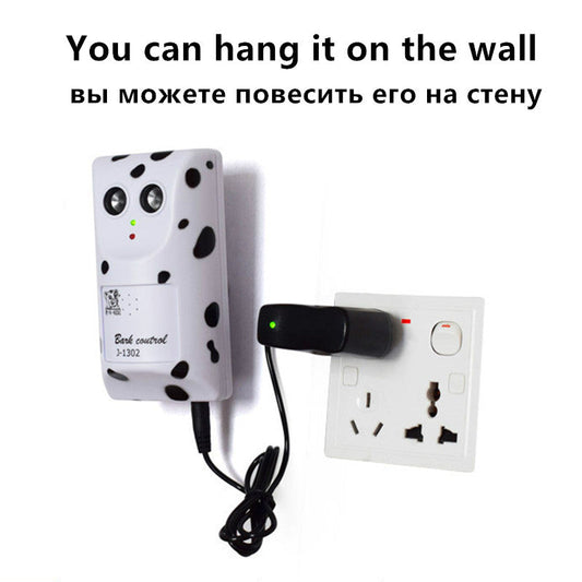 HKM-9894461 Ultrasonic Anti-Barking Device with Adjustable 360-Degree Wall Holder