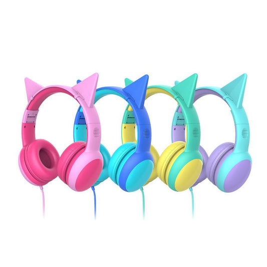 HKM-990931 Children's Wired Headset for Comfortable Listening Without Microphone