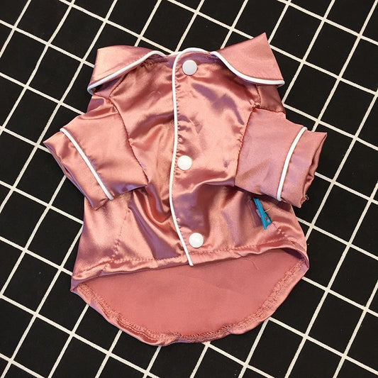 HKM-991699 Cozy Pink Polyester Pajamas for Dogs - Universal Fit, Multiple Sizes Available