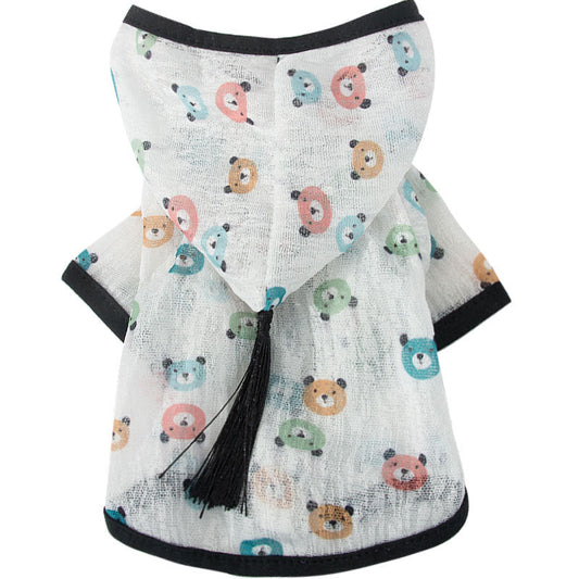 HKM-9932093 Dog Sun Protection Outfit Made from Snow Jacquard Fabric, Multiple Sizes Available