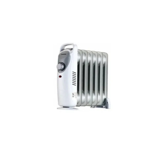 HKM-993811 Oil-Filled Electric Radiator Heater with Adjustable Thermostat and Overheat Protection, Ideal for Bedroom and Living Room