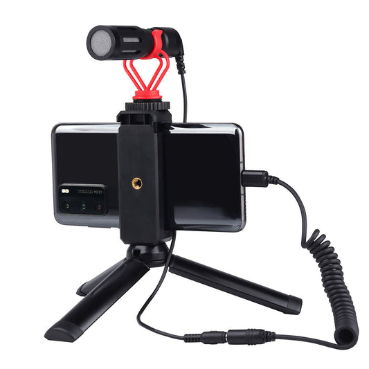 HKM-994579 Type-C to 3.5mm TRRS Spring Wire for DJI Osmo Pocket Camera Recording